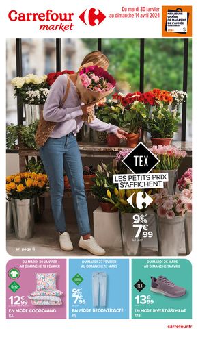 Catalogue Carrefour Market à Provins | Les petits prix s'affichent | 30/01/2024 - 14/04/2024