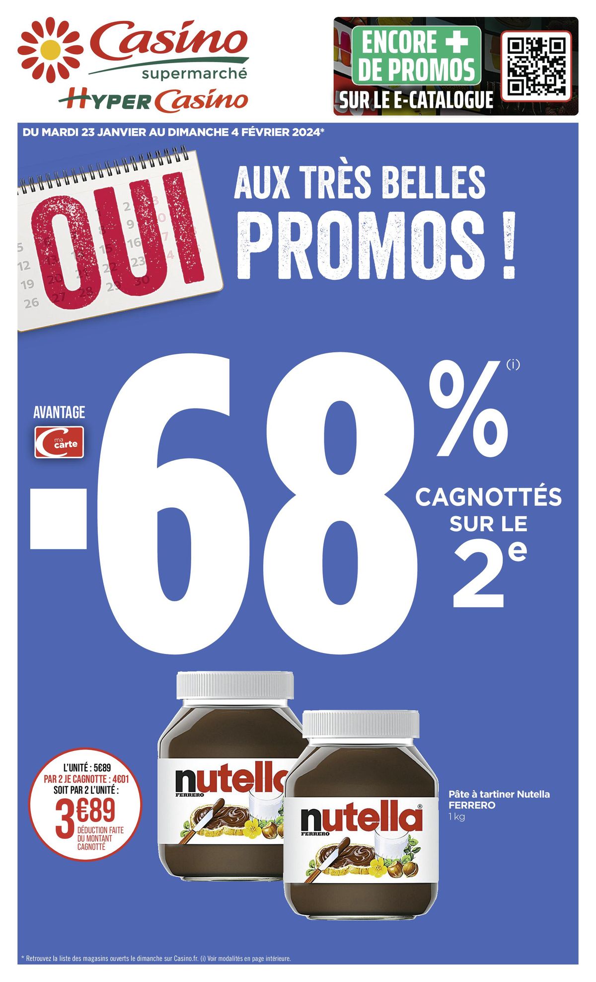 Catalogue OUI AUX TRÈS BELLES PROMOS !, page 00001