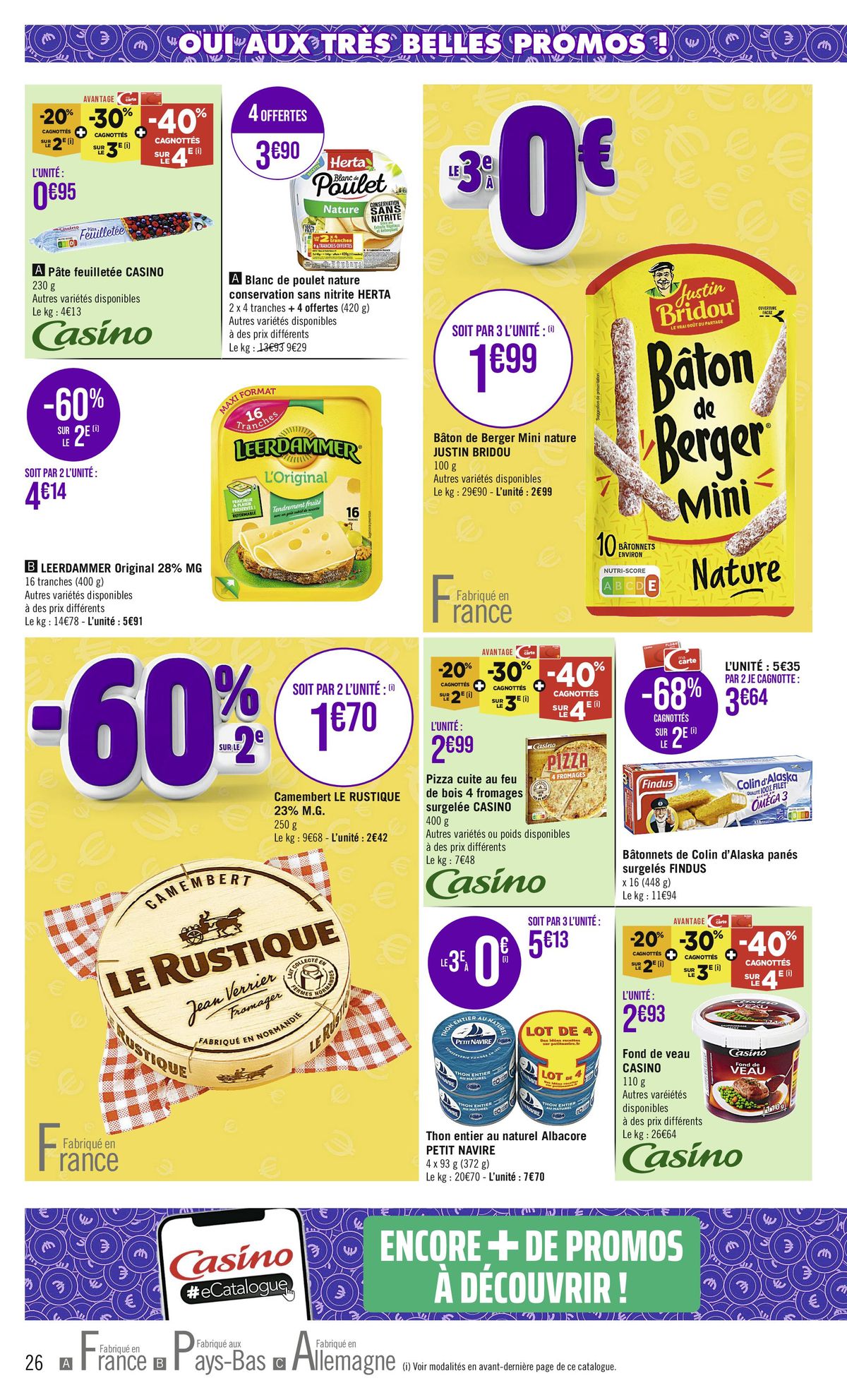 Catalogue OUI AUX TRÈS BELLES PROMOS !, page 00026