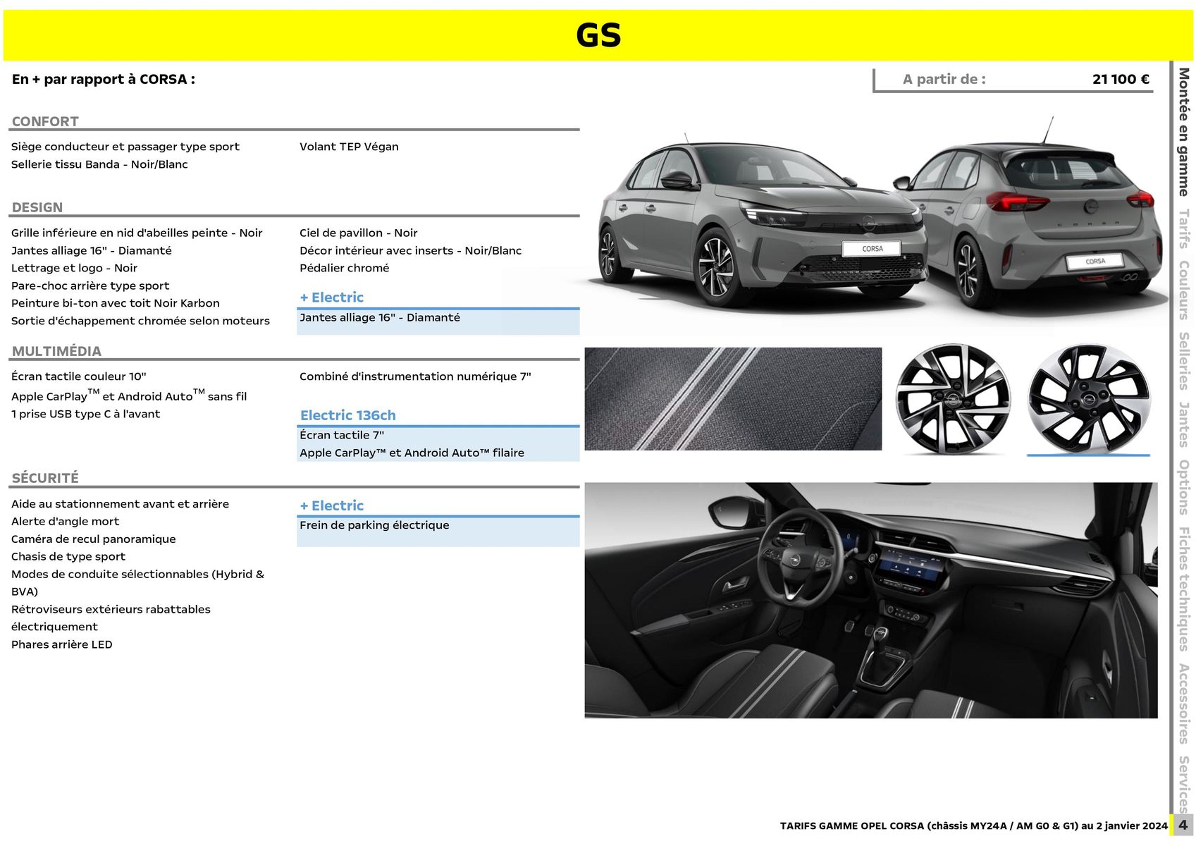 Catalogue Opel Nouvelle Corsa, page 00005