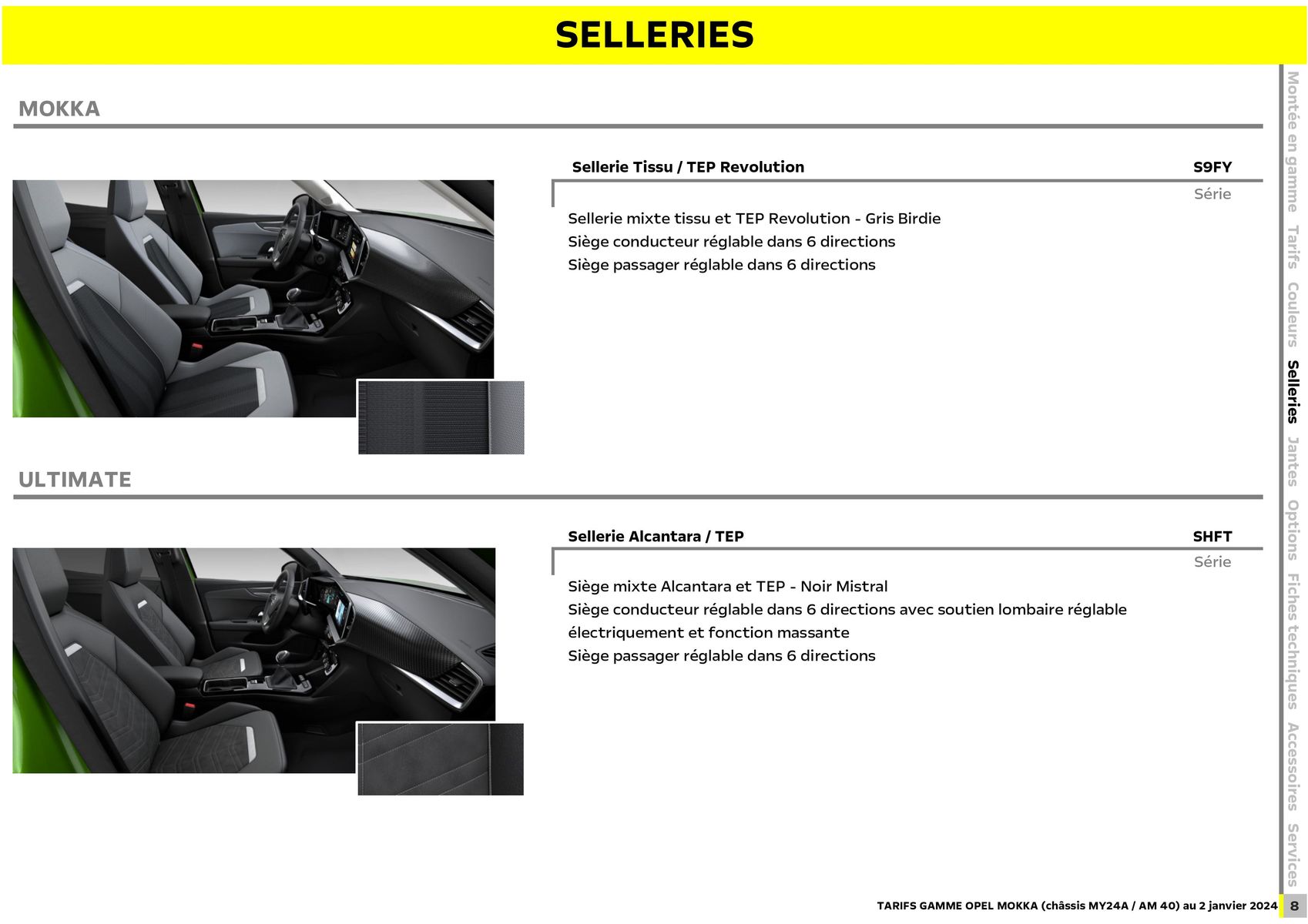 Catalogue Opel Nouveau Mokka, page 00009