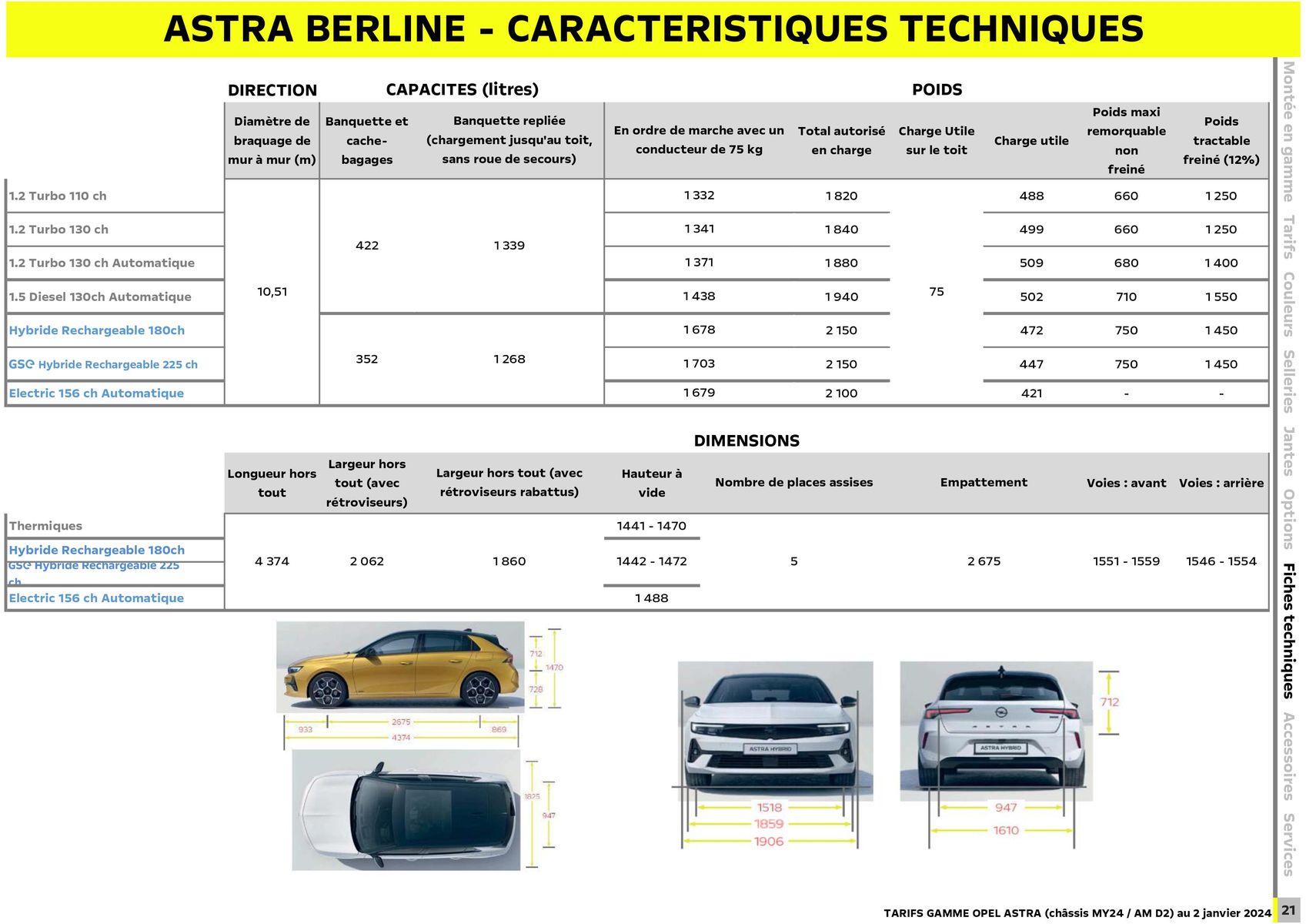 Catalogue Opel Astra, page 00022