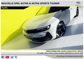 Catalogue Opel à Marmande | Opel Astra. | 19/01/2024 - 19/01/2025