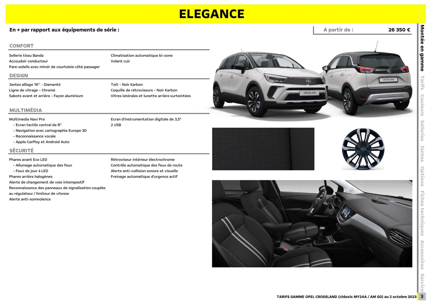 Catalogue Opel Crossland, page 00004