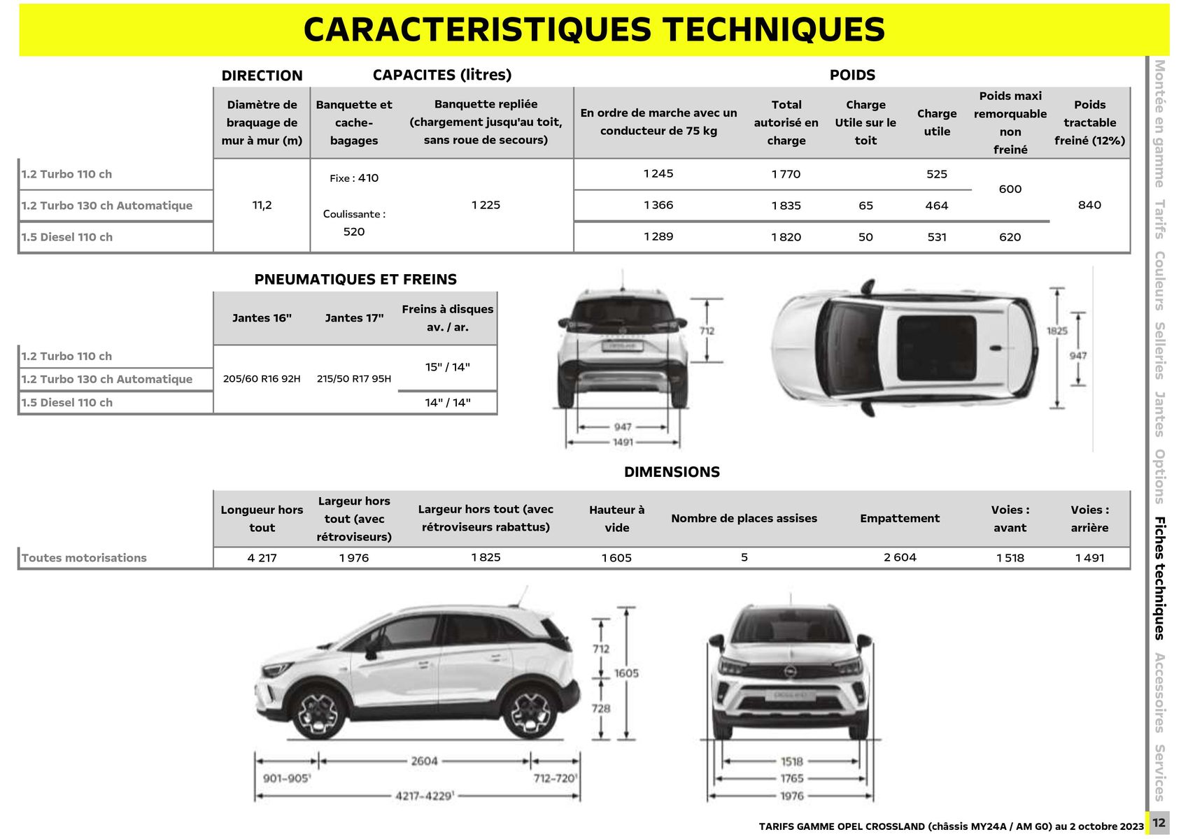 Catalogue Opel Crossland, page 00013