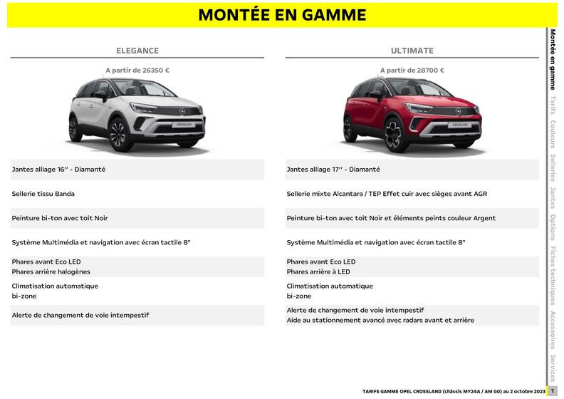Catalogue Opel à Chambry (Aisne) | Opel Crossland: | 19/01/2024 - 19/01/2025
