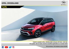 Catalogue Opel à Les Herbiers | Opel Crossland: | 19/01/2024 - 19/01/2025