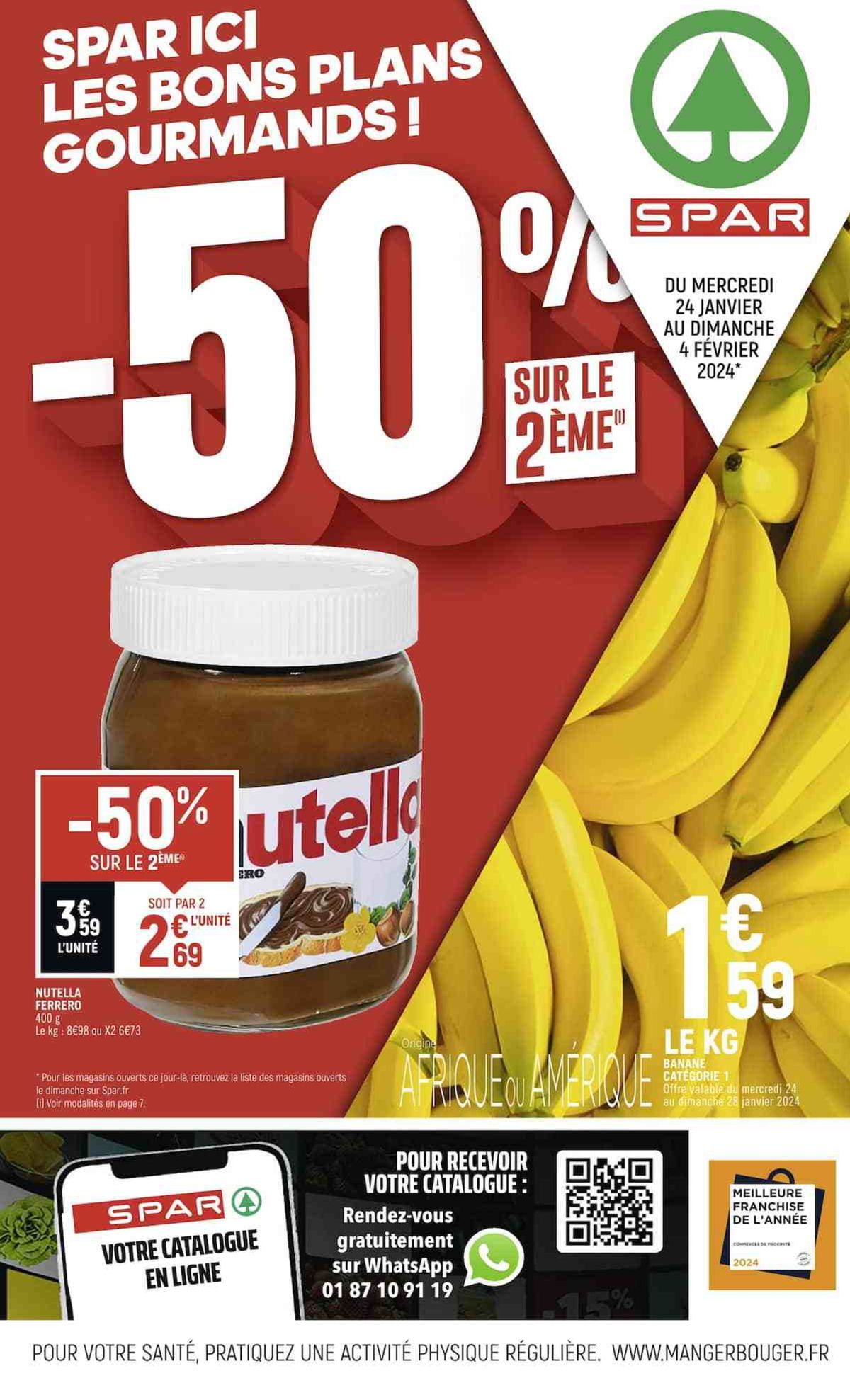 Catalogue SPAR ICI LES BONS PLANS GOURMANDS !, page 00001