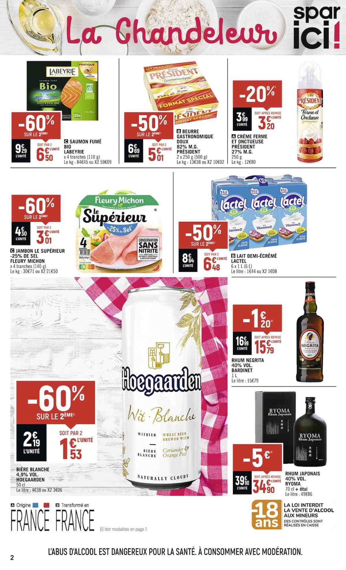 Catalogue SPAR ICI LES BONS PLANS GOURMANDS !, page 00004