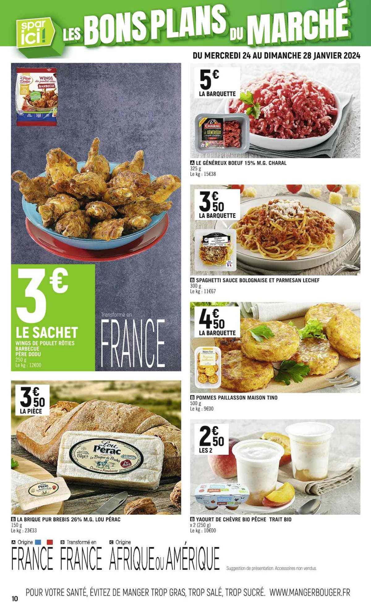 Catalogue SPAR ICI LES BONS PLANS GOURMANDS !, page 00012