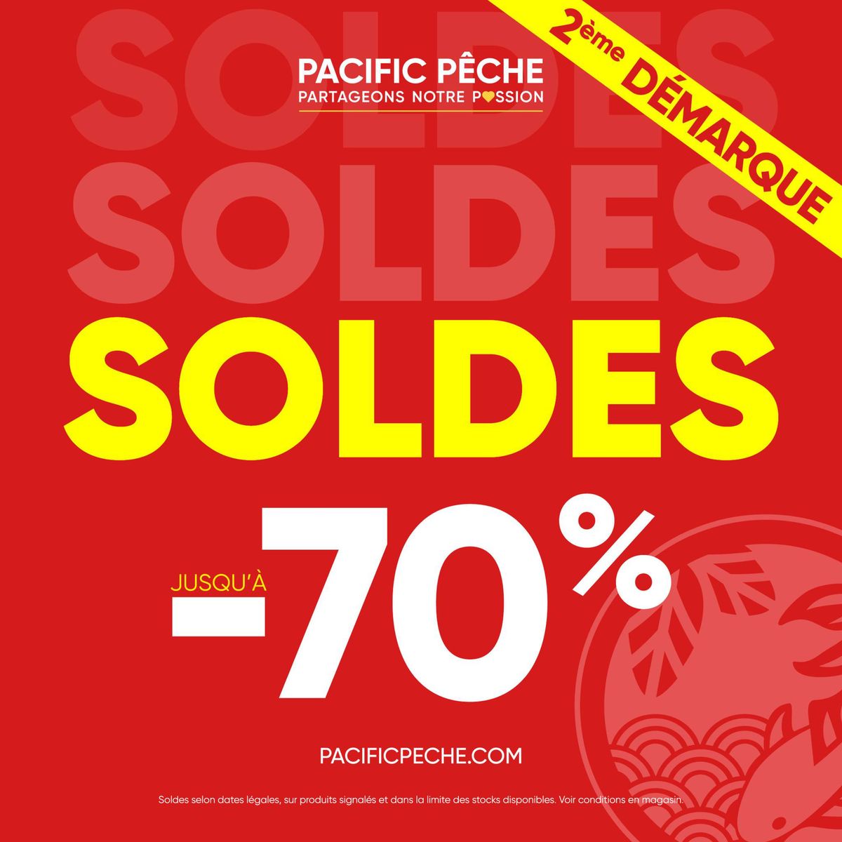 Catalogue C'est la 2ème démarque des Soldes chez Pacific Pêche : jusqu'à -70% sur une large sélection d'articles de pêche , page 00001