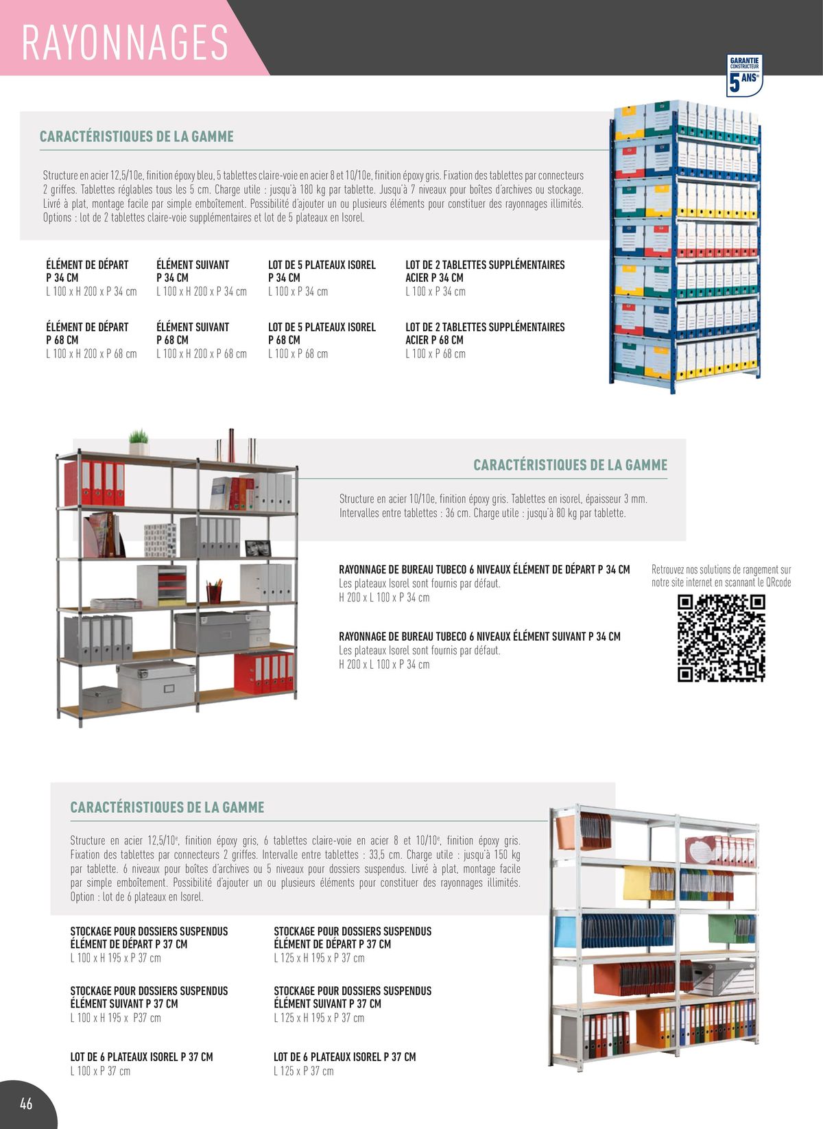 Catalogue MOBILIER DE BUREAU, page 00046