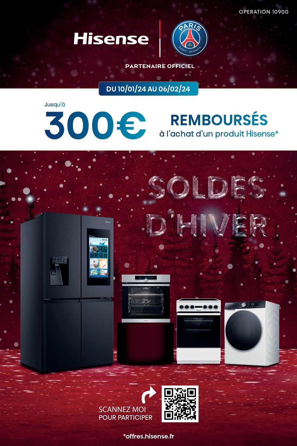 Catalogue Jusqu’à 300€ REMBOURSÉS à l’achat d’un produit Hisense*, page 00001