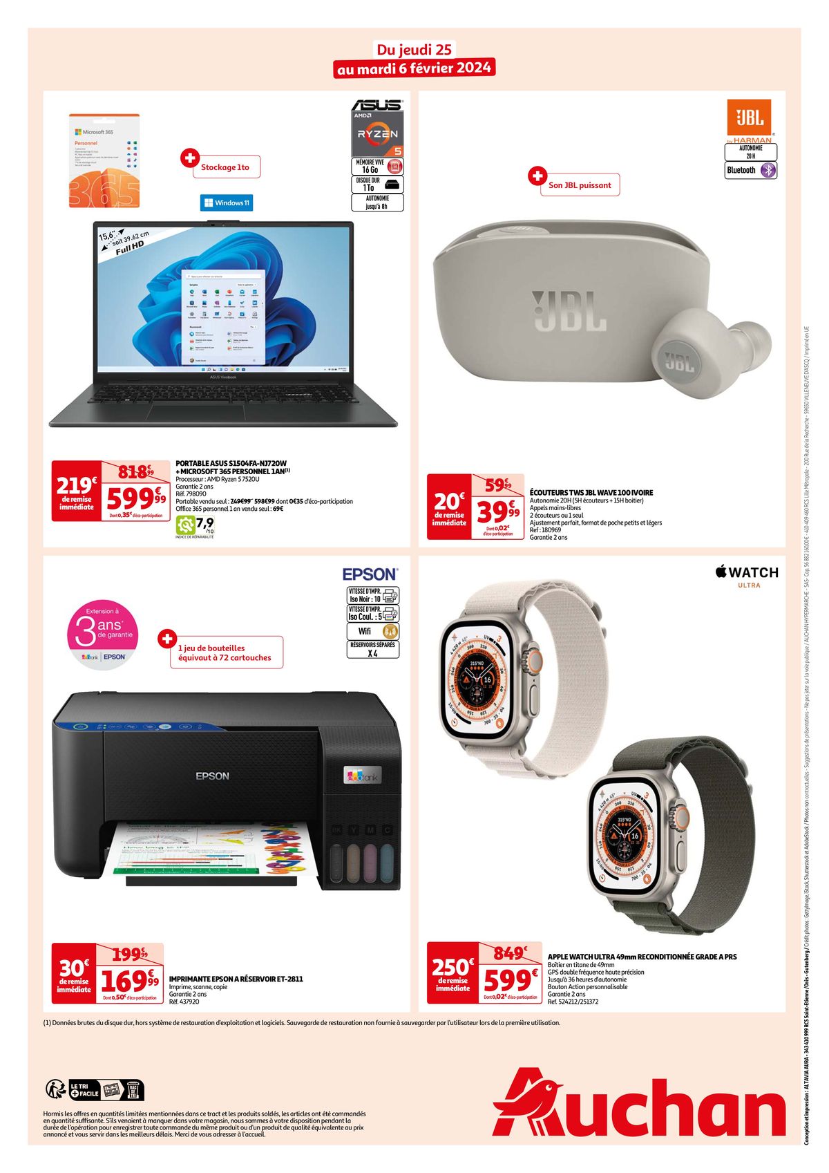 Catalogue Les bons plans Auchan, page 00002