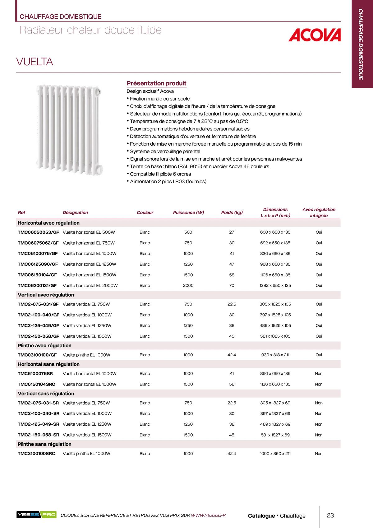 Catalogue Catalogue-Chauffage-2024, page 00025