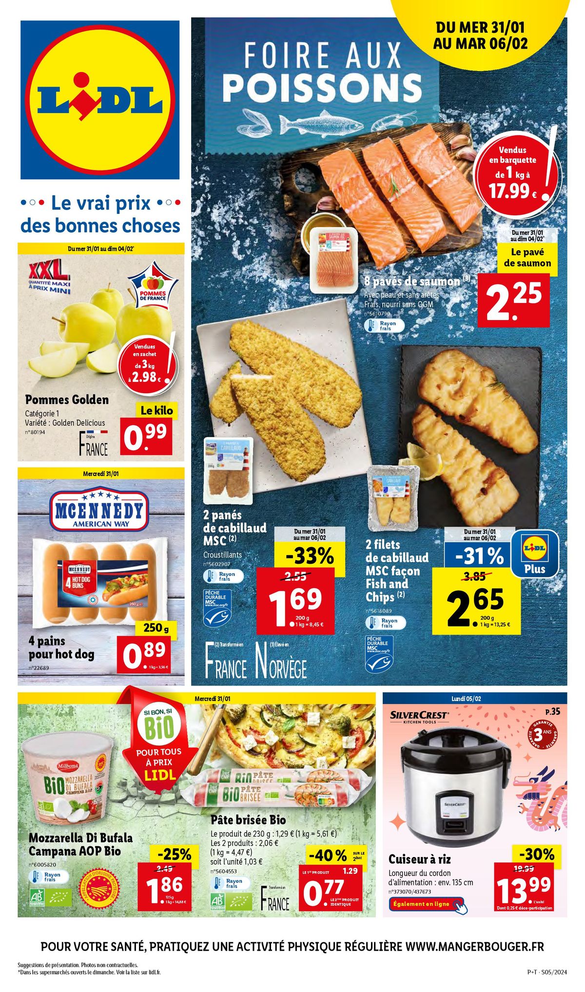 Catalogue Foire aux poissons Lidl, page 00001