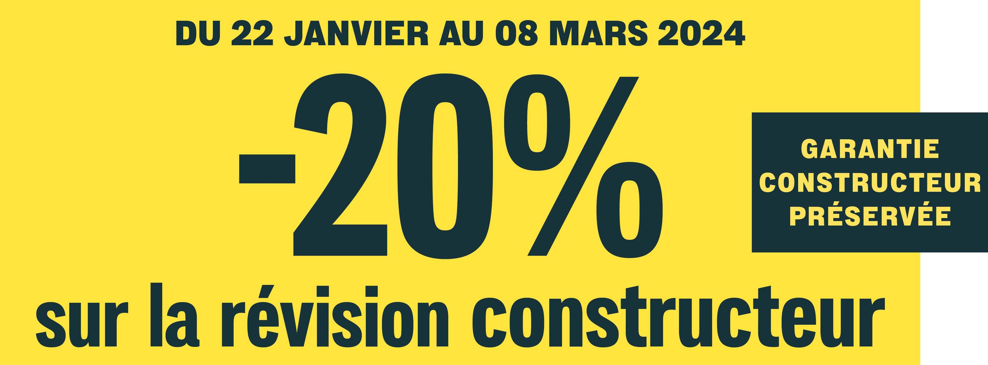 Catalogue -20% sur la révision constructeur, page 00001