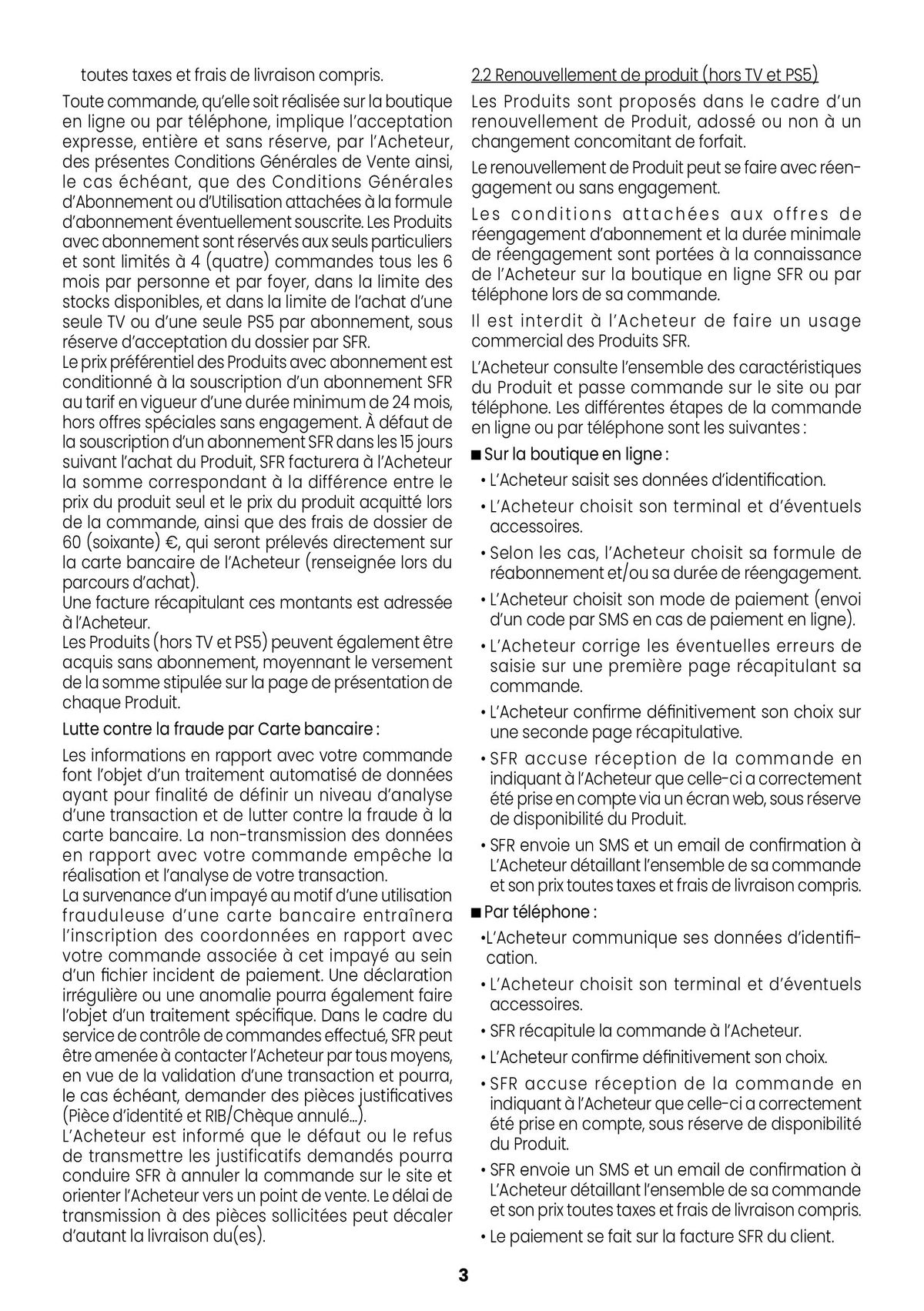 Catalogue Conditions générales de vente, page 00003