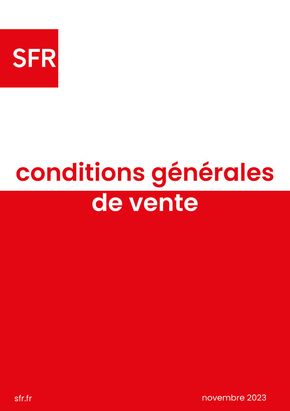 Catalogue SFR | Conditions générales de vente | 25/01/2024 - 31/03/2024