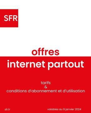 Catalogue SFR | Offres internet partout | 25/01/2024 - 31/03/2024