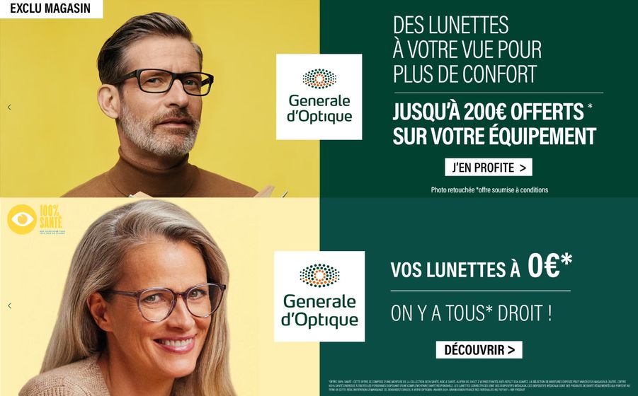 Monture lunette de discount vue femme general optique