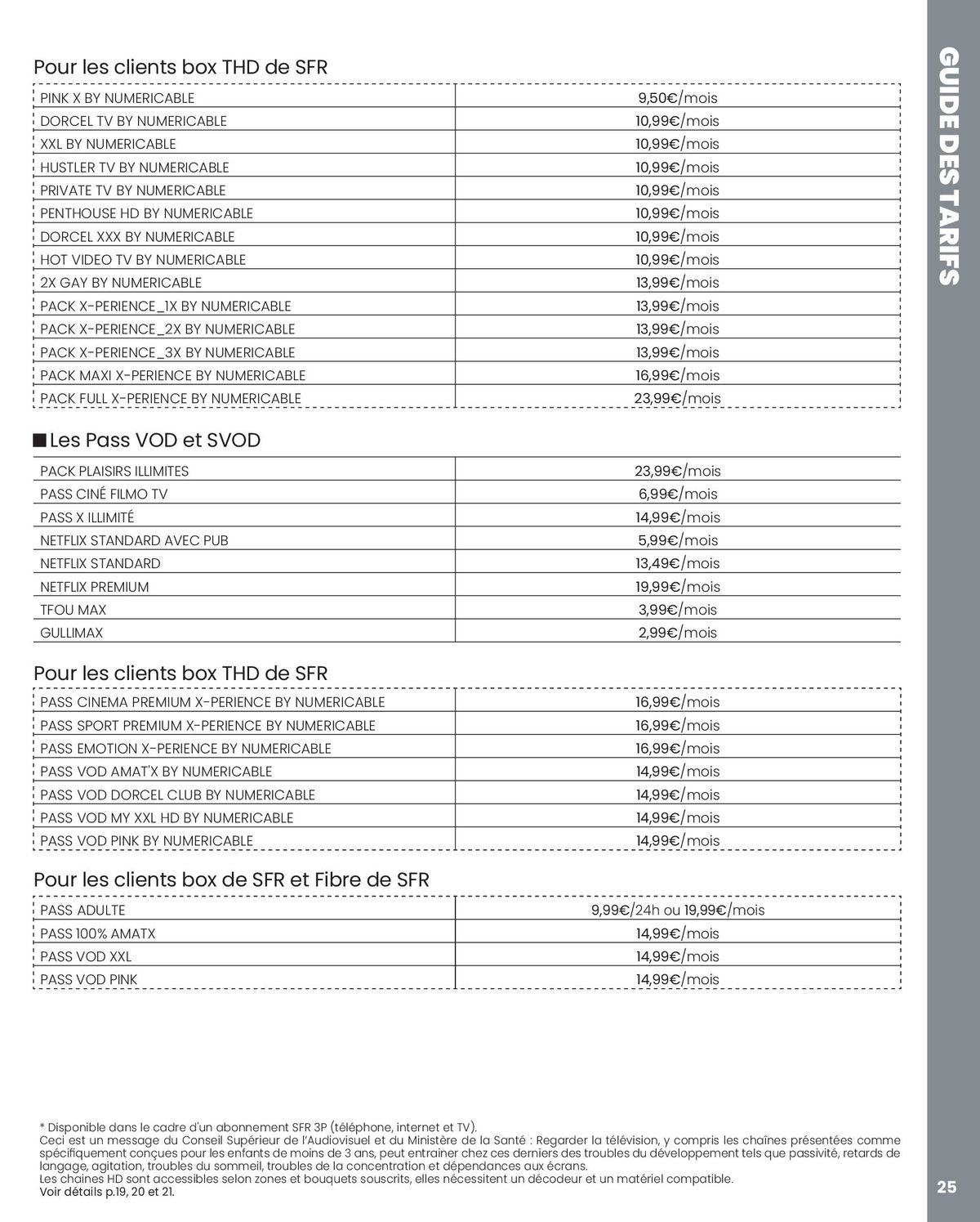 Catalogue Offres Box, page 00025