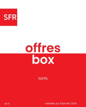 Catalogue SFR | Offres Box | 25/01/2024 - 31/03/2024