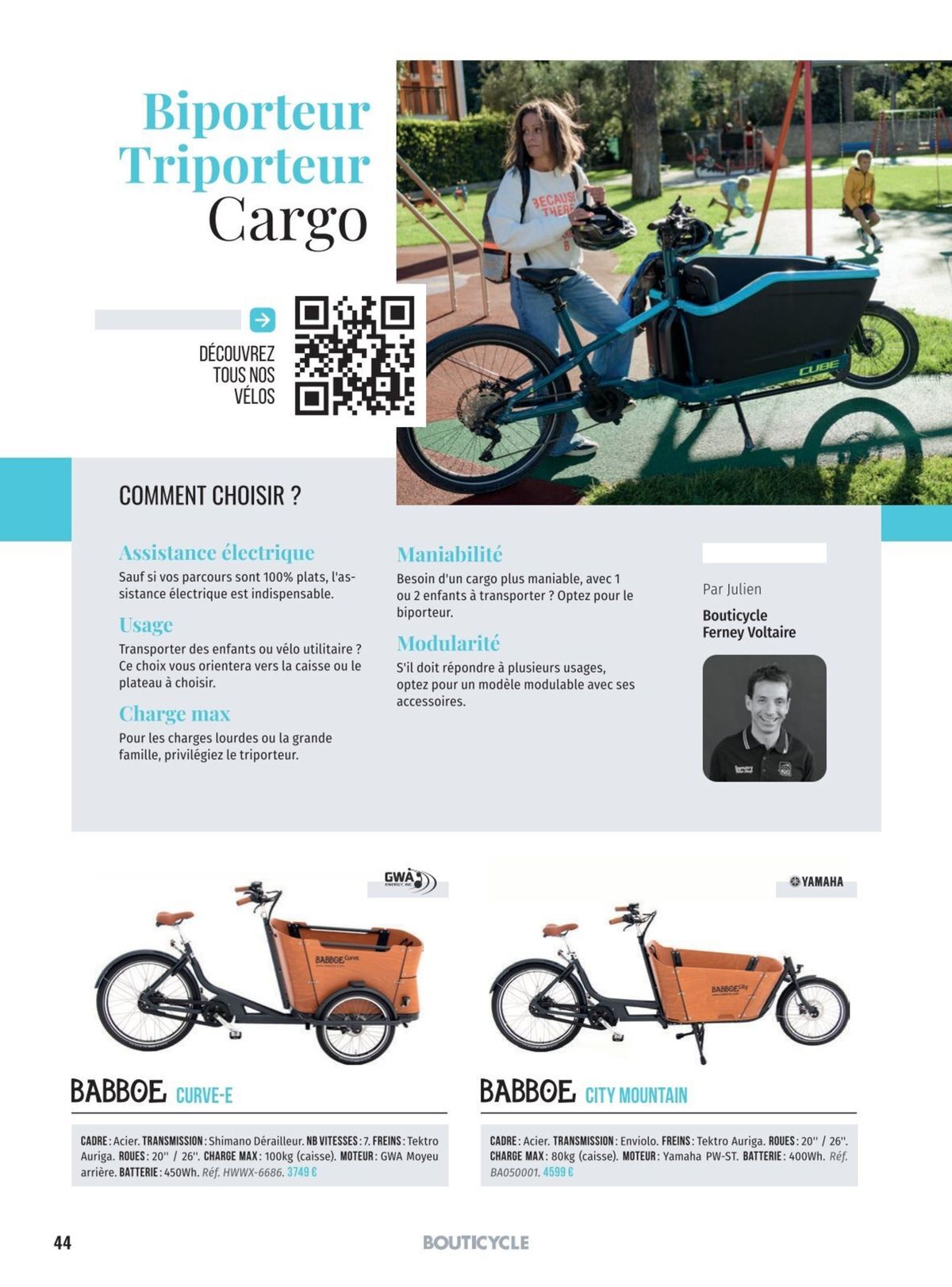 Catalogue Le vélo me transporte, page 00044