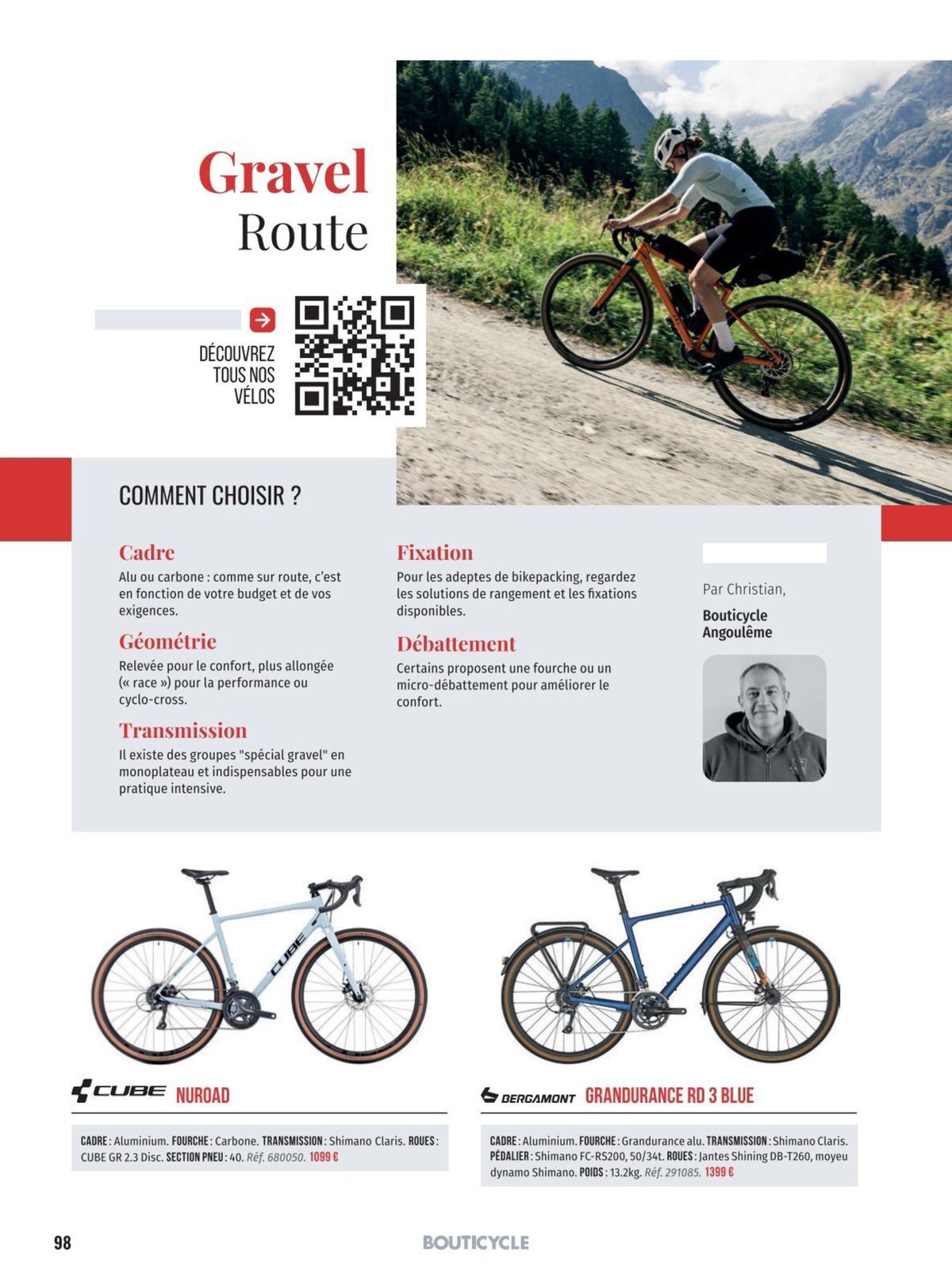 Catalogue Le vélo me transporte, page 00098