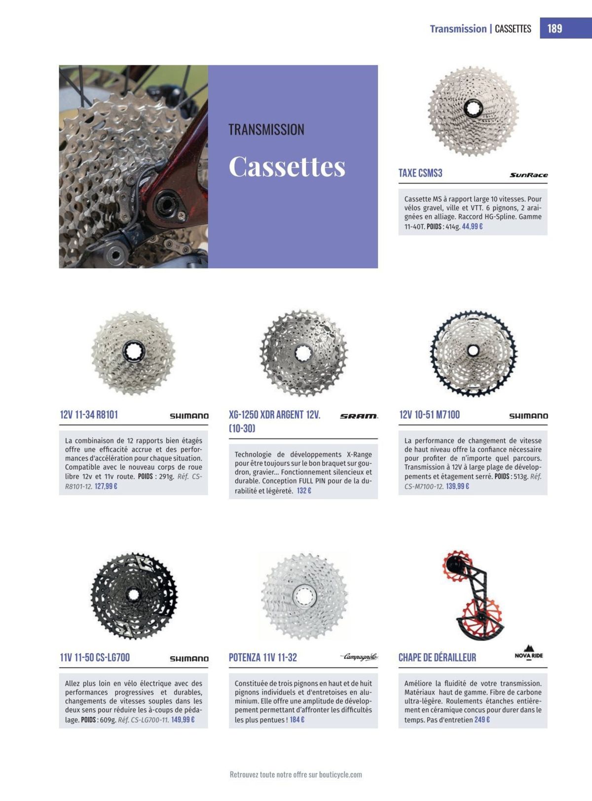 Catalogue Le vélo me transporte, page 00189