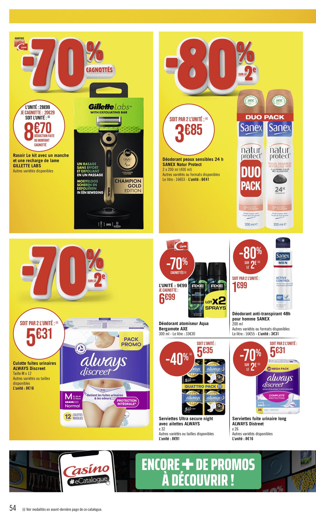 Catalogue - 60% Sur le 2e, page 00054