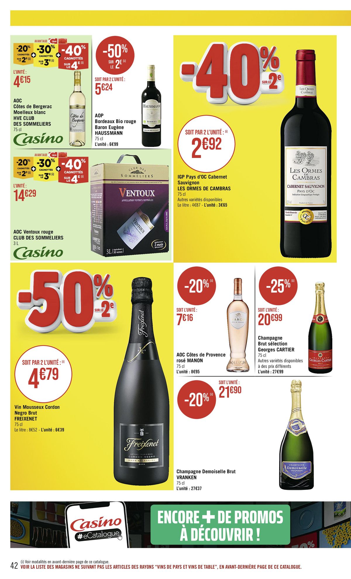 Catalogue - 60% Sur le 2e, page 00042