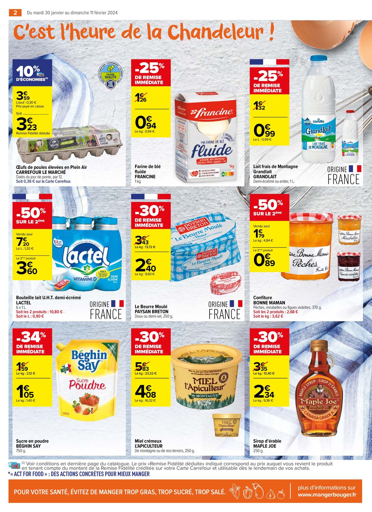 Catalogue Spécial Chandeleur à goût promo, page 00004