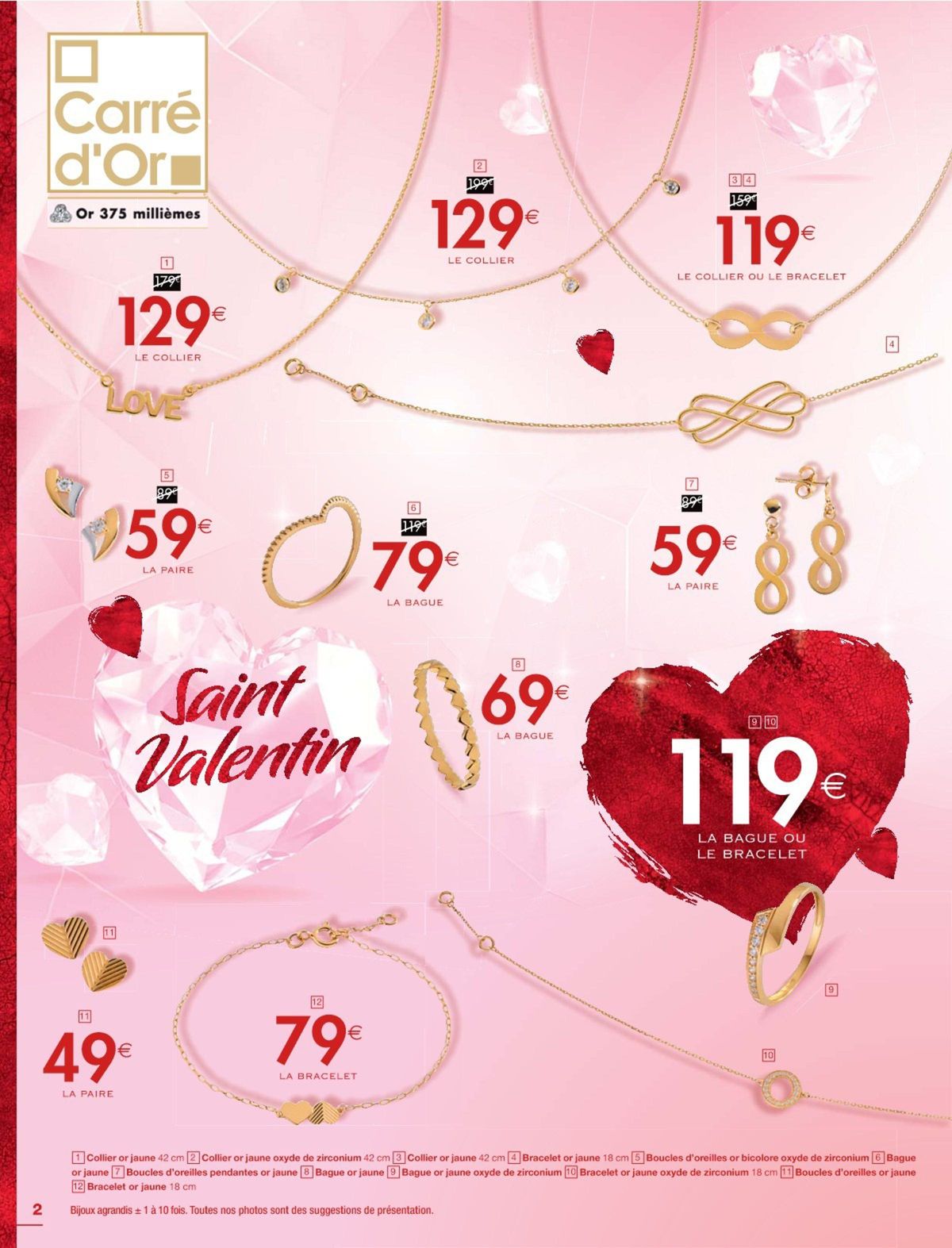Catalogue Carré d'Or Saint Valentin, page 00002