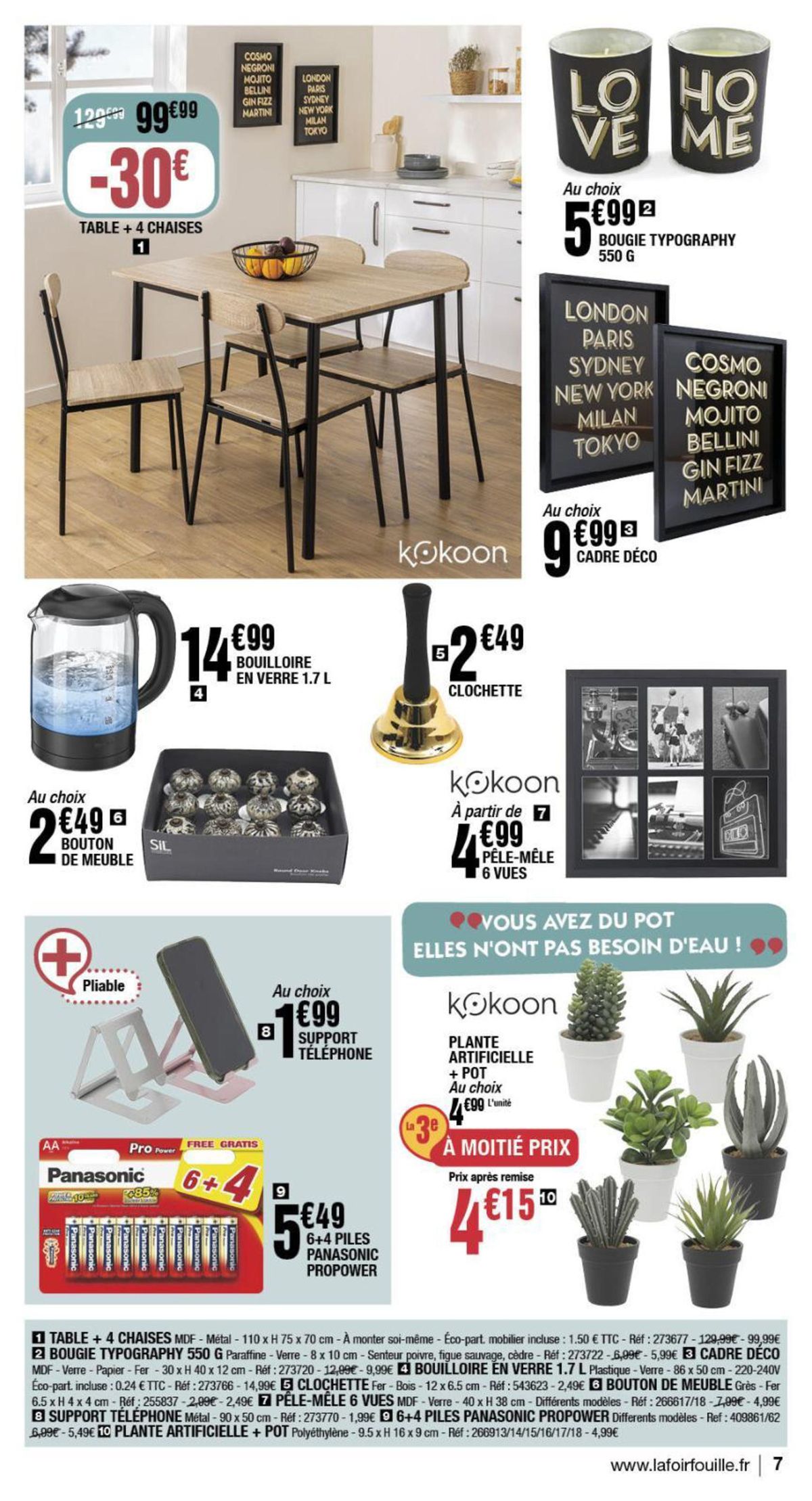 Catalogue Une déco qui fait la différence et à petits prix, page 00009