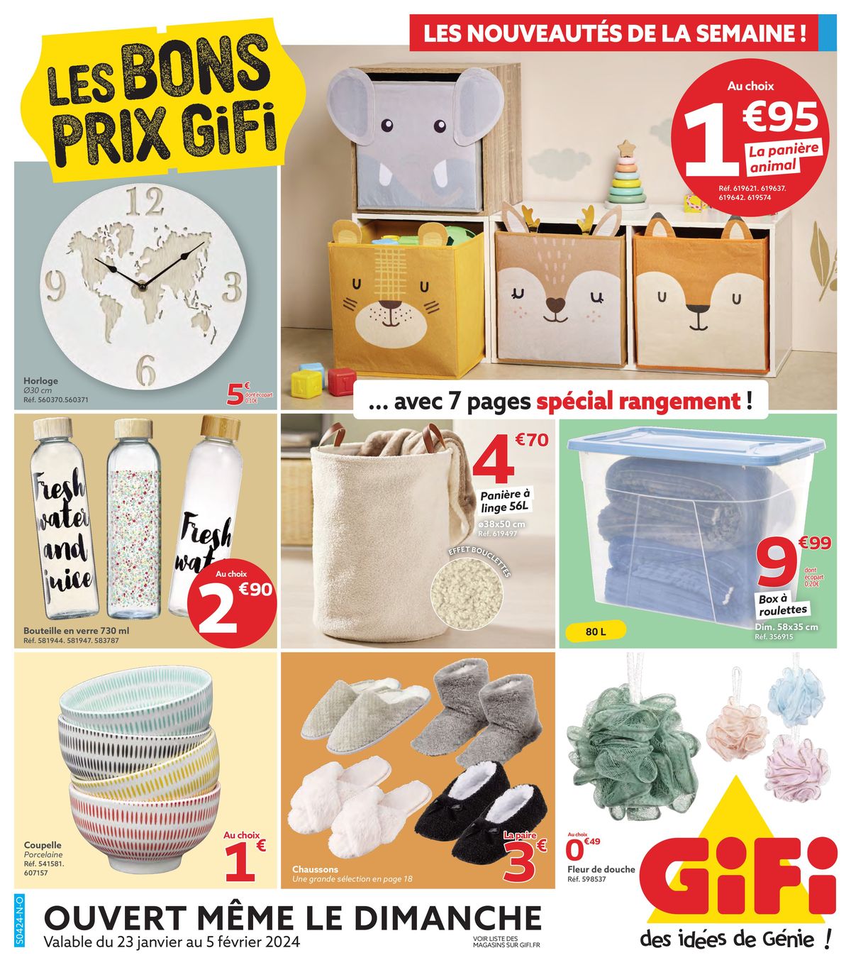 Catalogue Les bons prix Gifi, page 00001