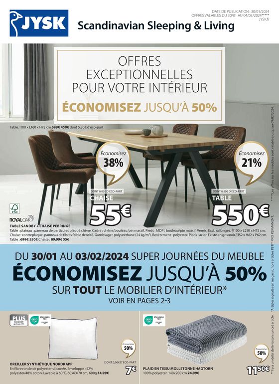 JYSK Dreux Catalogues et Promos Soldes d hiver Tiendeo