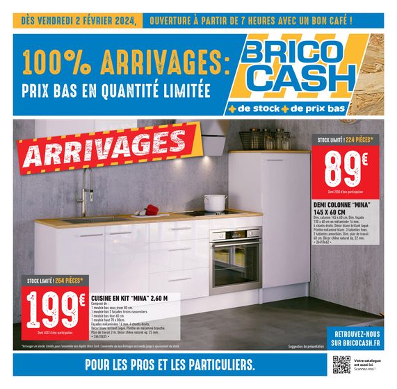 Les arrivages Brico Cash 