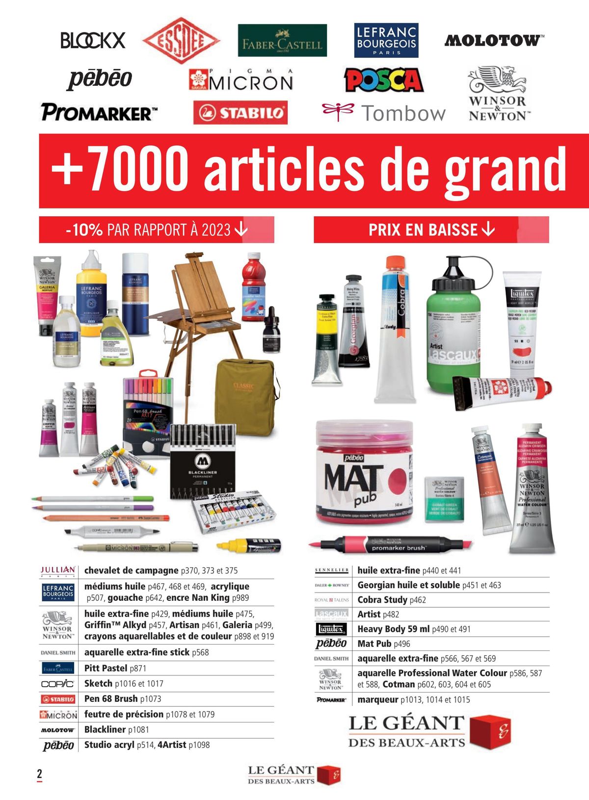 Catalogue Le Géant des Beaux-Arts, page 00012