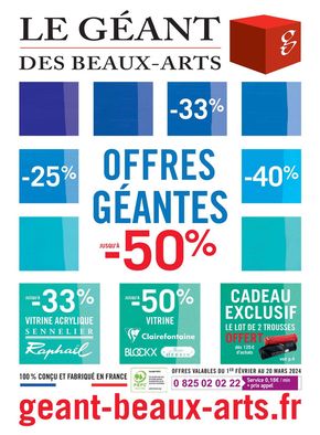Catalogue Le Géant des Beaux-Arts | Le Géant des Beaux-Arts | 31/01/2024 - 20/03/2024
