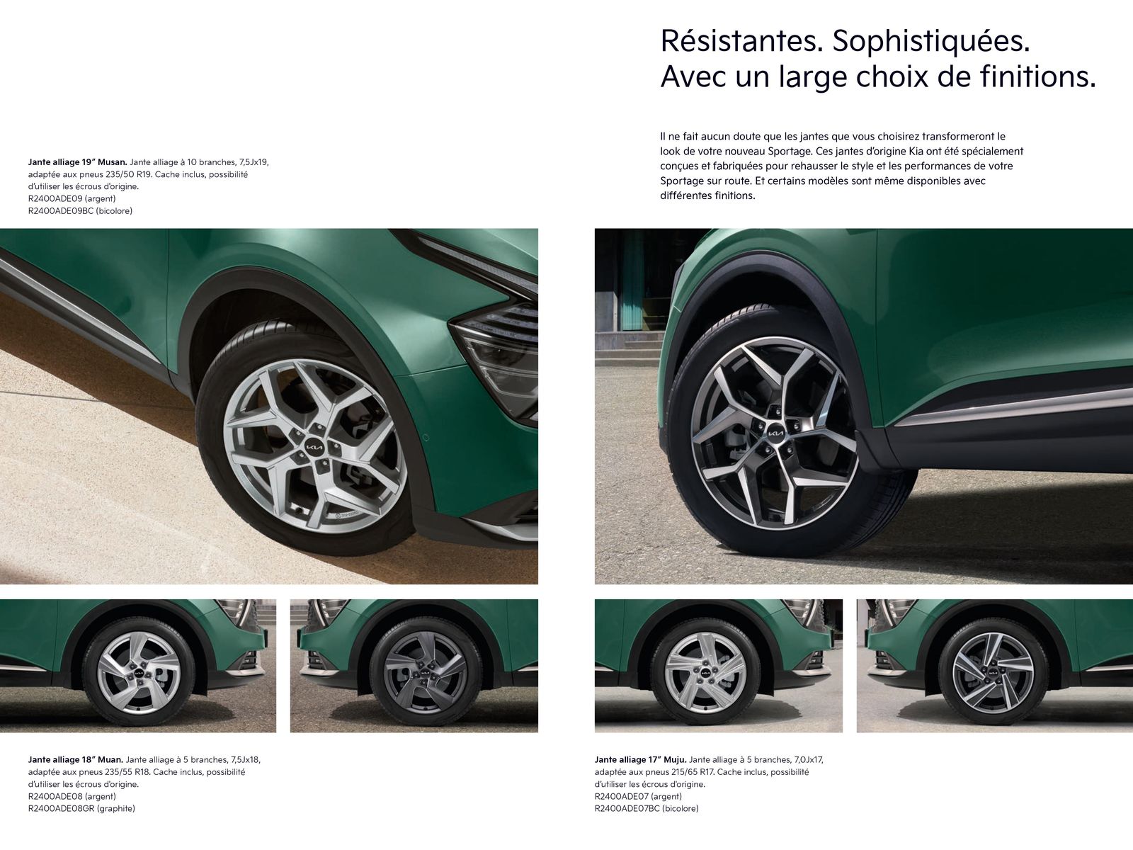 Catalogue KIA Sportage - Accessoires, page 00008