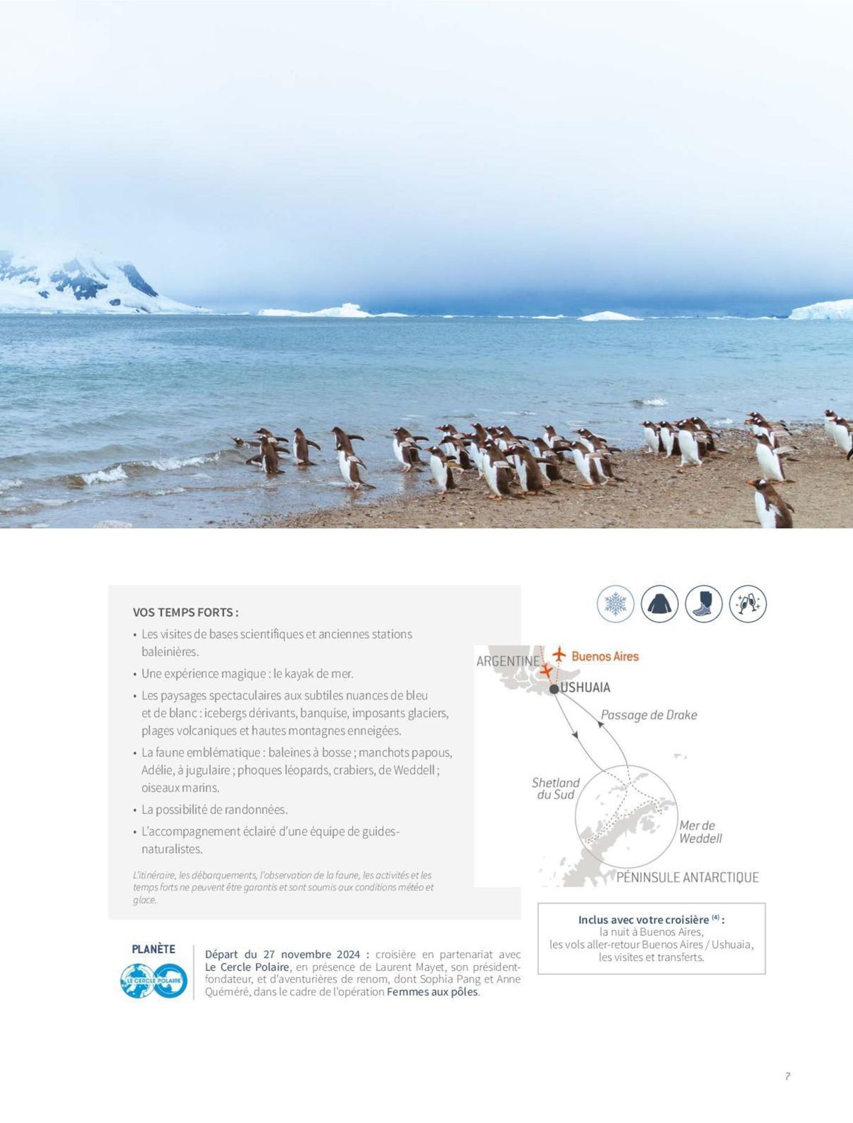 Catalogue Sélection de croisière Antarctique hiver 2024-2025, page 00025