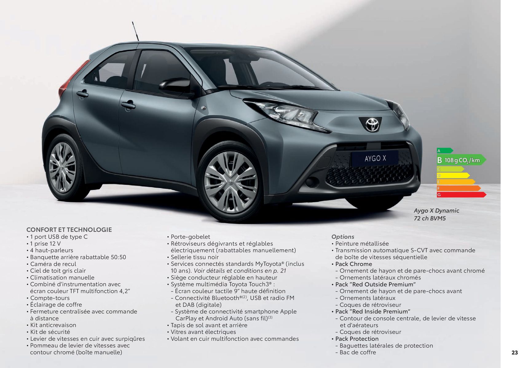 Catalogue Toyota Aygo X, page 00023