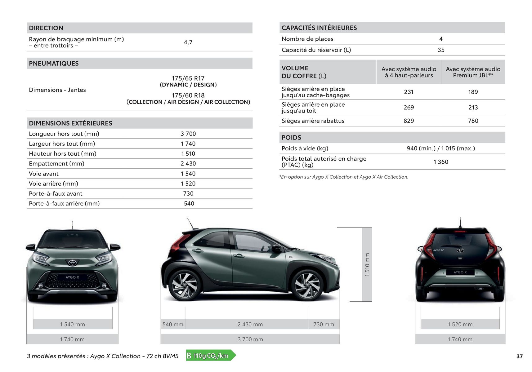 Catalogue Toyota Aygo X, page 00037