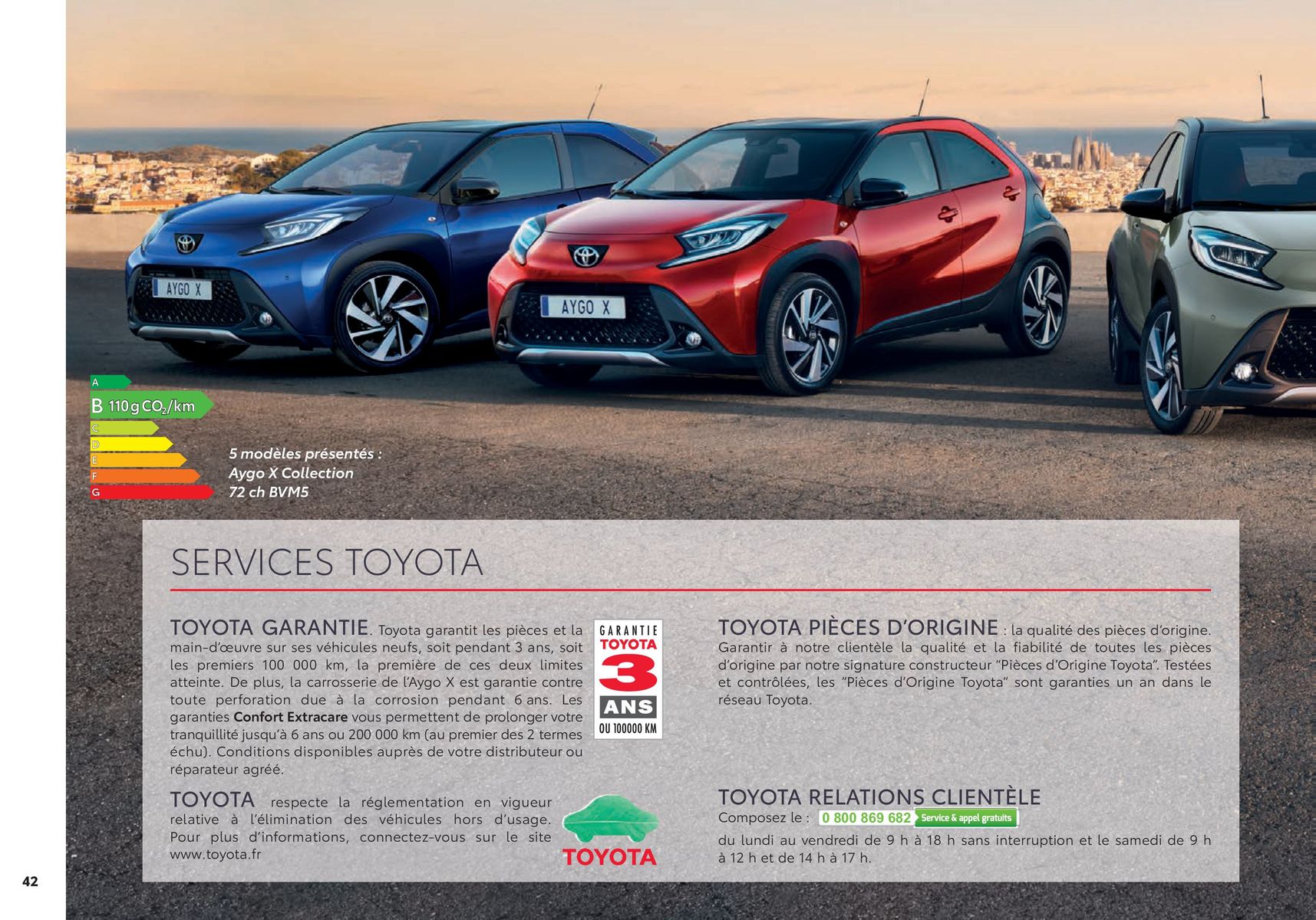 Catalogue Toyota Aygo X, page 00042