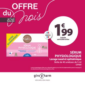 Promos de Beauté à Romans-sur-Isère | Offres Giropharm sur Giropharm | 01/02/2024 - 29/02/2024