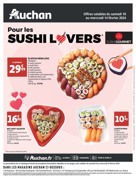 Pour les sushi lovers