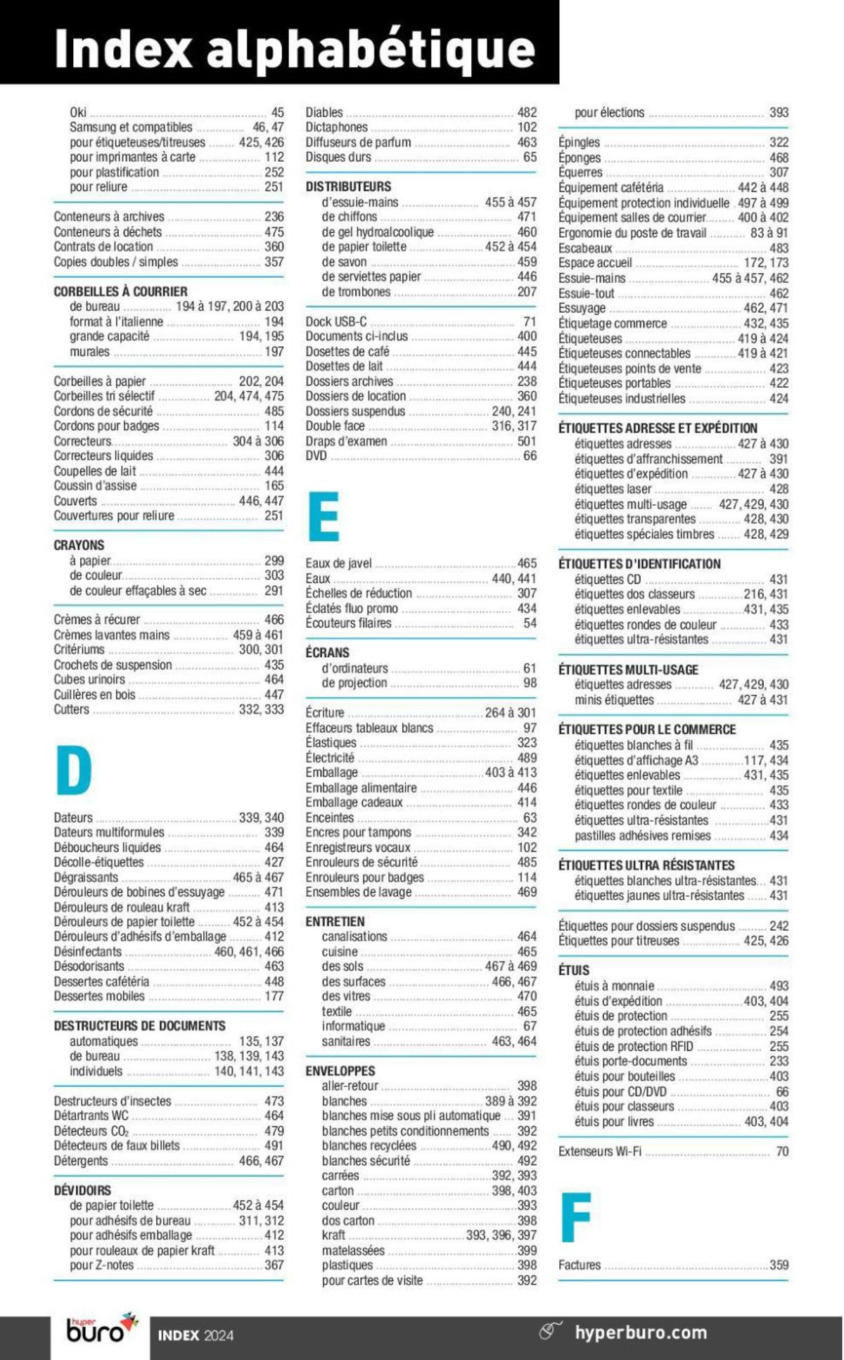 Catalogue Choix prix services, page 00496