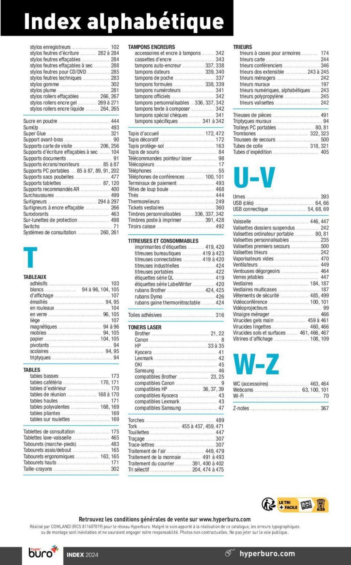 Catalogue Choix prix services, page 00540