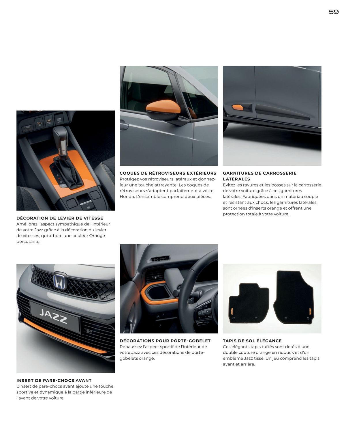 Catalogue Honda JAZZ , page 00059